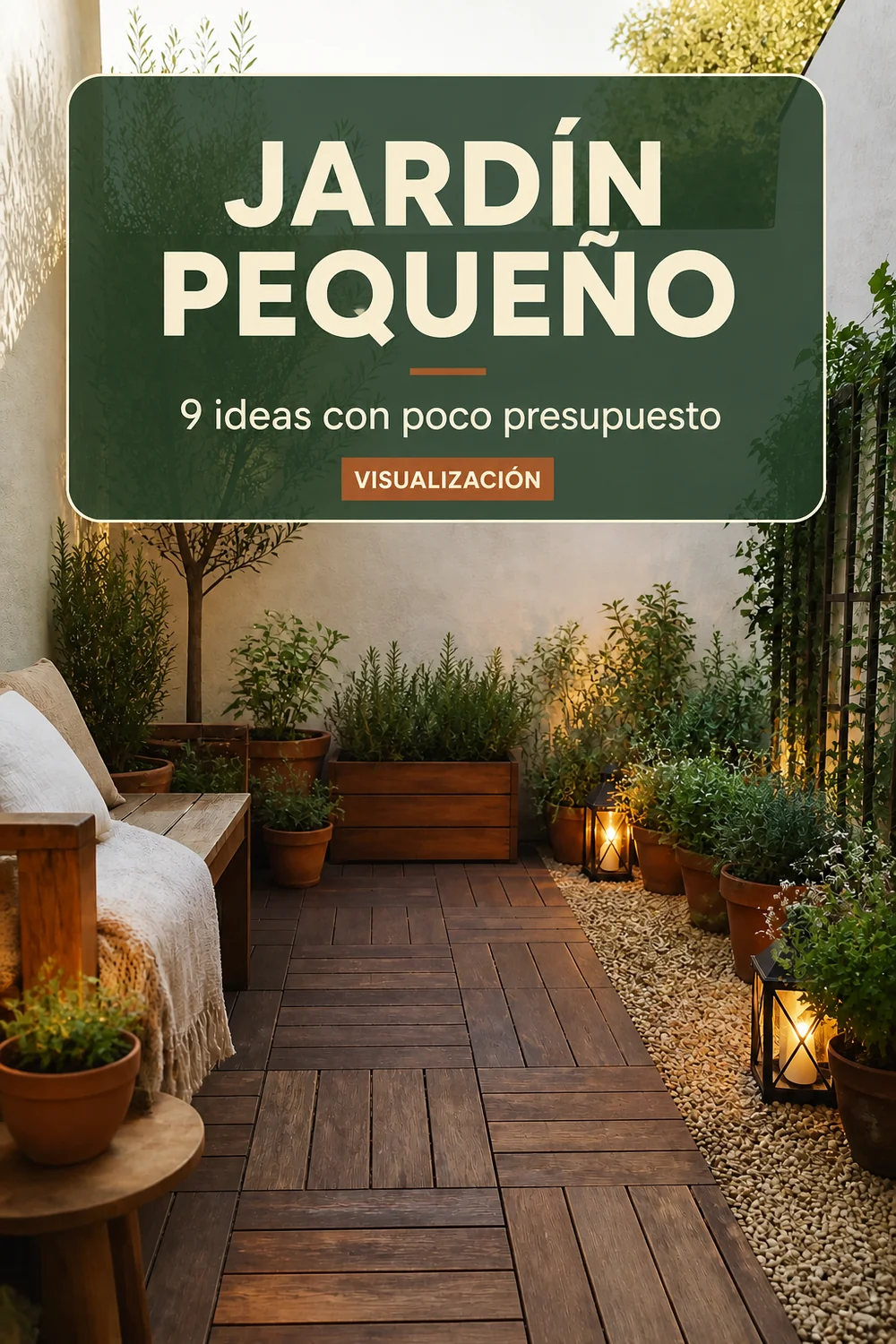 Jardines pequeños bonitos: 9 ideas con poco presupuesto 6 Jardín pequeño: 9 ideas con poco presupuesto